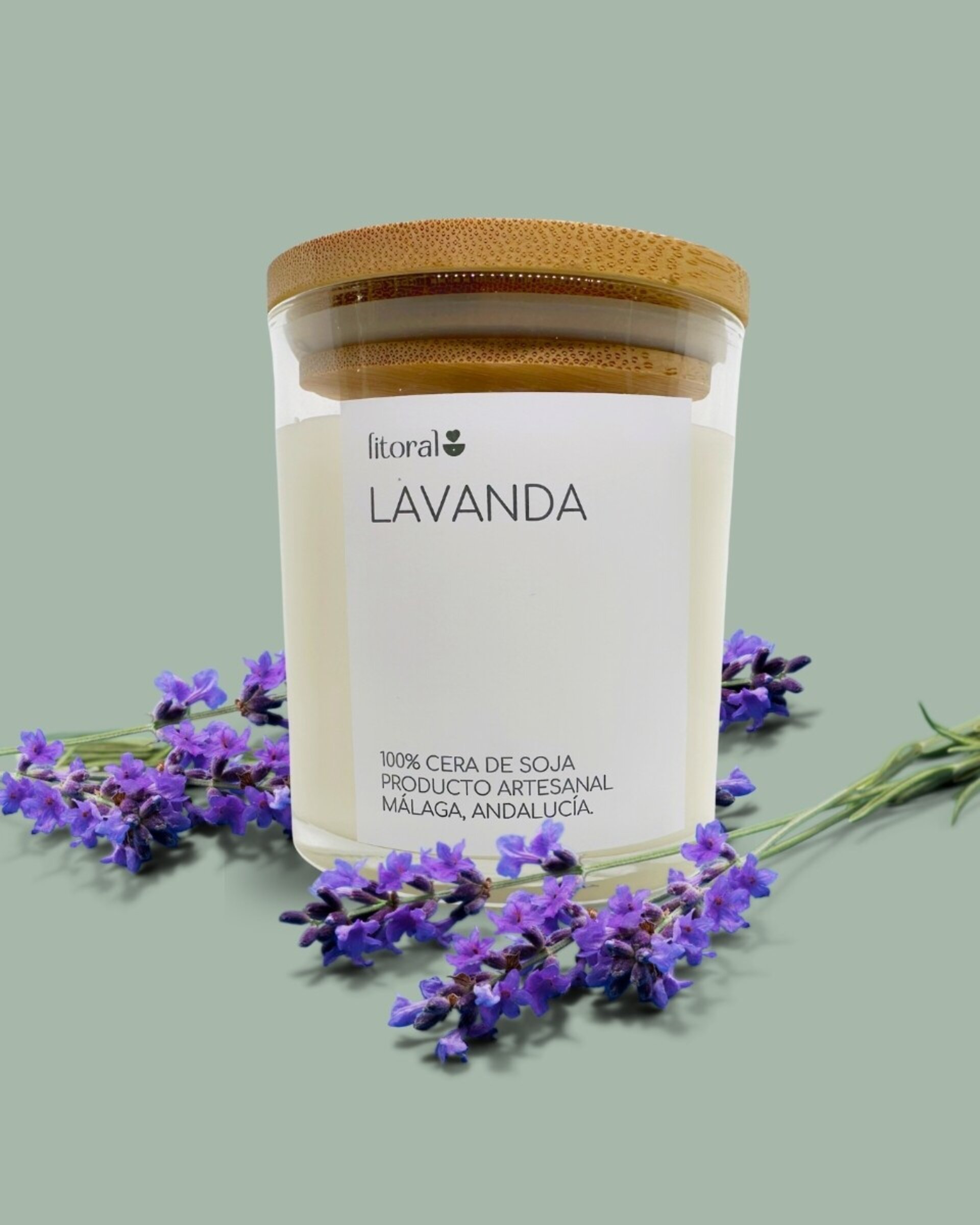 Vela de Lavanda - 1